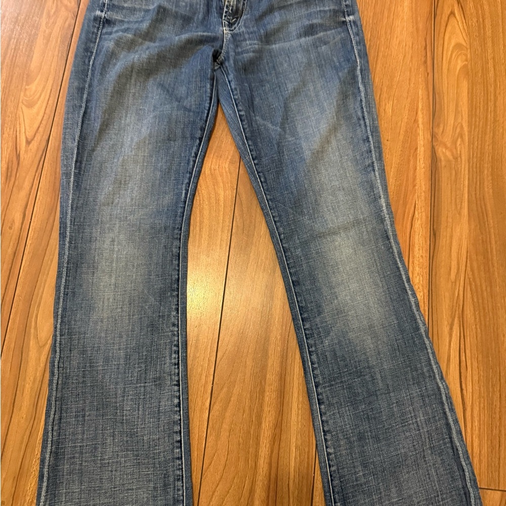 MOTHER Women's Boot Cut Jeans in Blue
